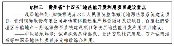 地大熱能：貴州新能源發(fā)展“十四五”規(guī)劃地?zé)嵬顿Y超100億！